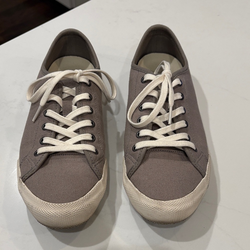 Women’s Gray Canvas Sneakers size 9